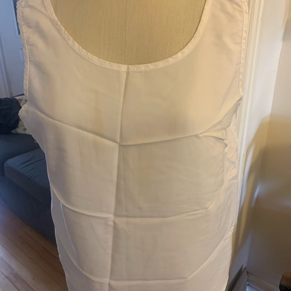 White Sleeveless camisole